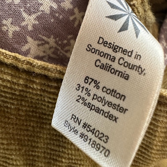 💙5/$25💙Athleta Kaleidoscope Corduroy Mini Skirt 6 Old Gold - Picture 4 of 5